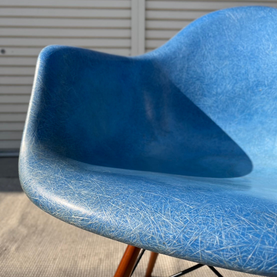 ハーマンミラー / Herman Miller アームシェルチェア ドゥエルレッグ コバルトブルー ヴィンテージ