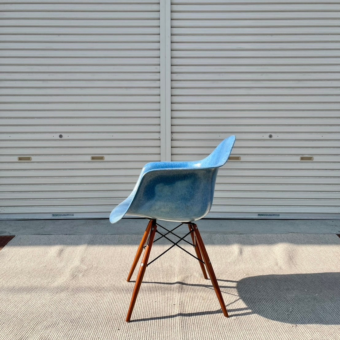 ハーマンミラー / Herman Miller アームシェルチェア ドゥエルレッグ コバルトブルー ヴィンテージ