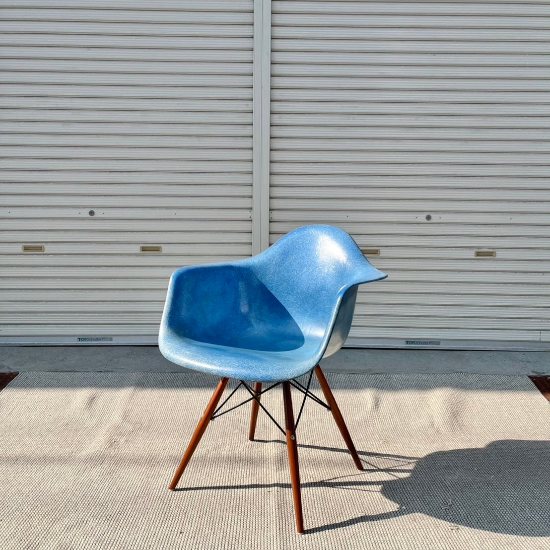 ハーマンミラー / Herman Miller アームシェルチェア ドゥエルレッグ コバルトブルー ヴィンテージ