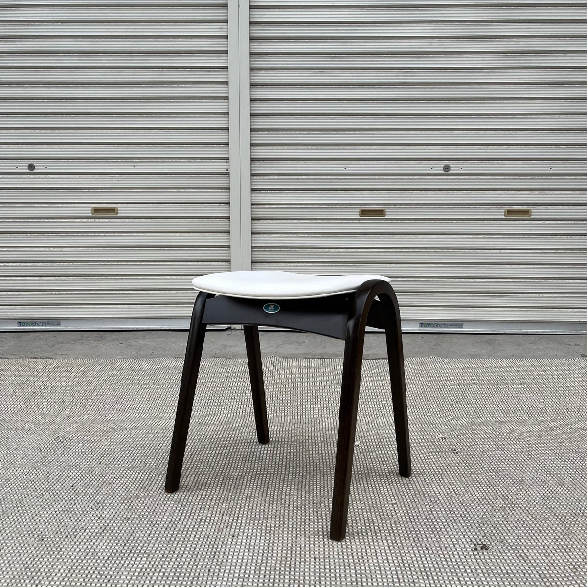 秋田木工 No.202 スタッキングスツール 剣持勇 コンパクトチェア 中古 