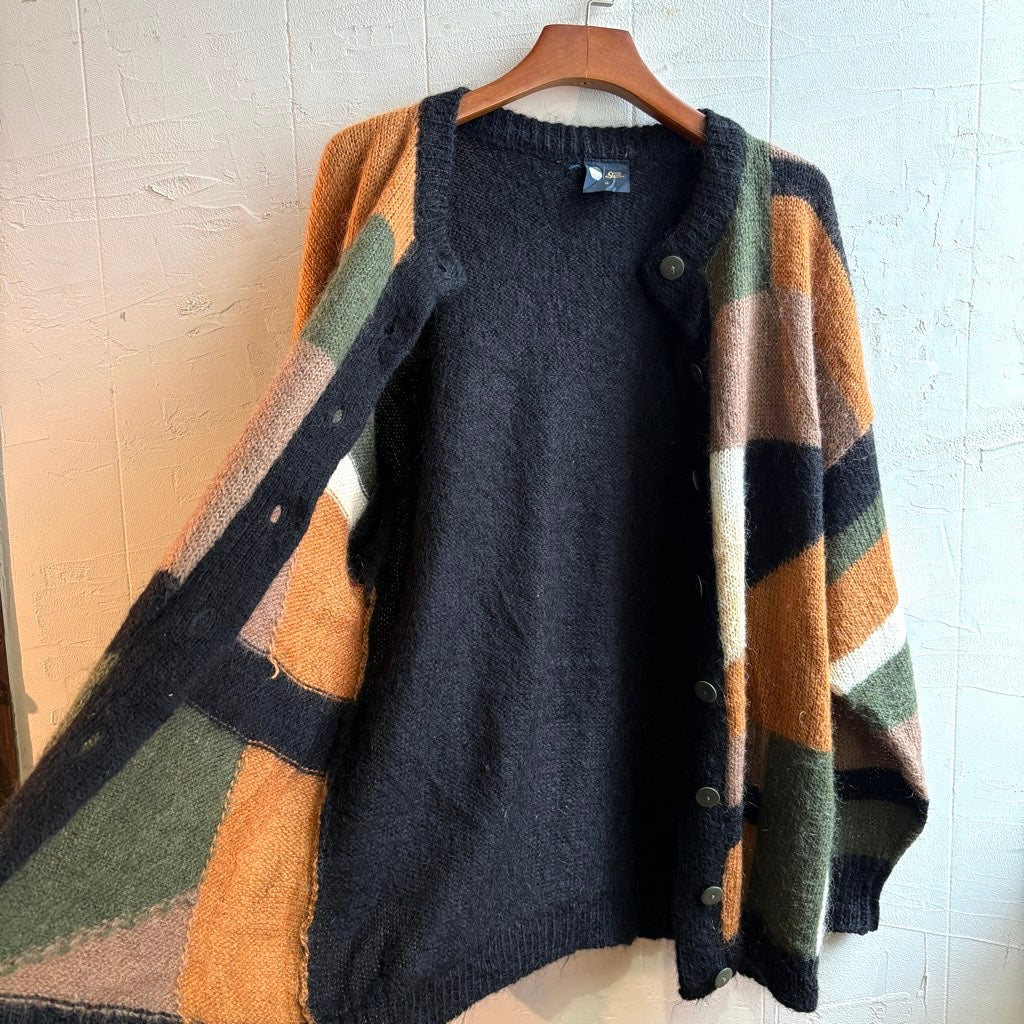 【古着】90's モヘア混 カーディガン