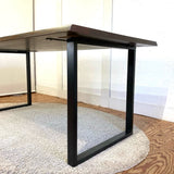 柏木工 / KASHIWA ダイニングテーブル オーク 4人掛け リメイク家具 再生家具 リバイブモブラープロジェクト