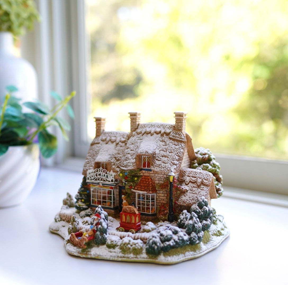 リリパットレーン / Lilliput lane 「The Christmas Present」クリスマスプレゼント 2002年 ミニチュア