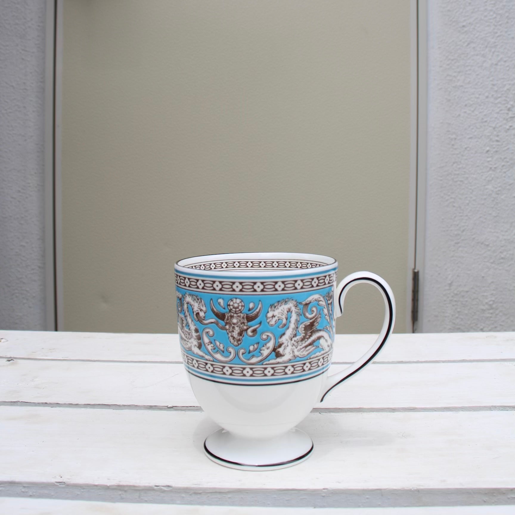 ウェッジウッド / WEDGWOOD ターコイズ・フロレンティーン / Turquoise Florentine  マグ 大きめマグカップ