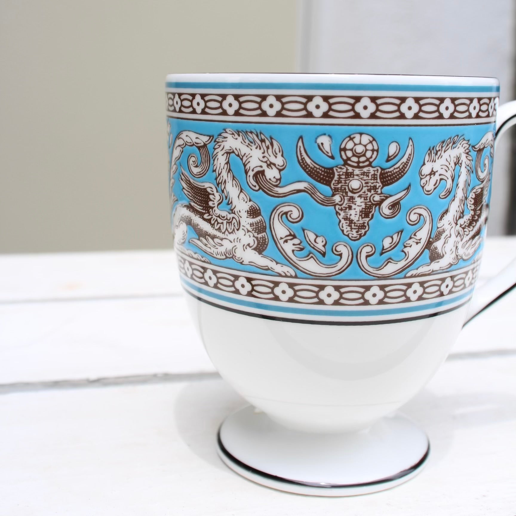 ウェッジウッド / WEDGWOOD ターコイズ・フロレンティーン / Turquoise Florentine  マグ 大きめマグカップ