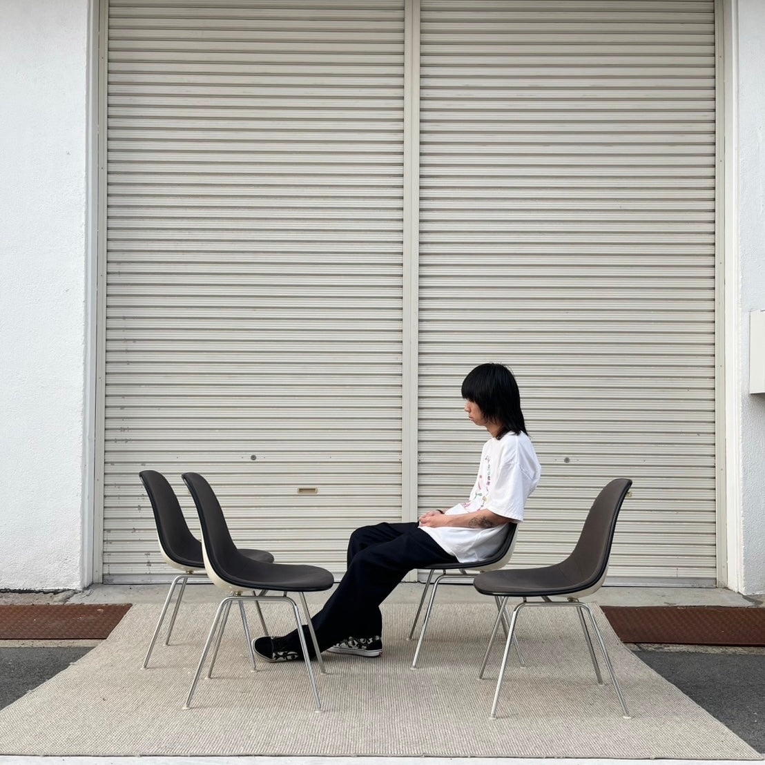 ハーマンミラー /  Herman Miller サイドシェルチェア 2nd Hベース チャールズ＆レイ・イームズ ヴィンテージ