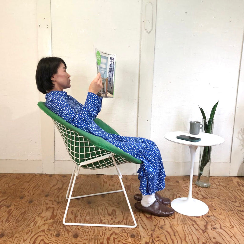 ノル / Knoll ダイヤモンドチェア スモール フルカバー グリーン ヴィンテージ