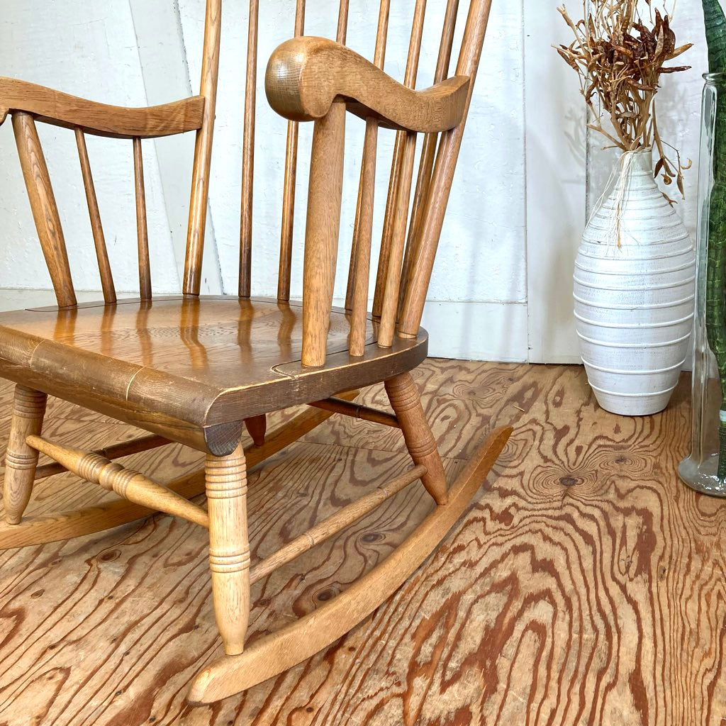 飛騨の家具 キツツキ アンティーク ビンテージ ロッキングチェア 椅子