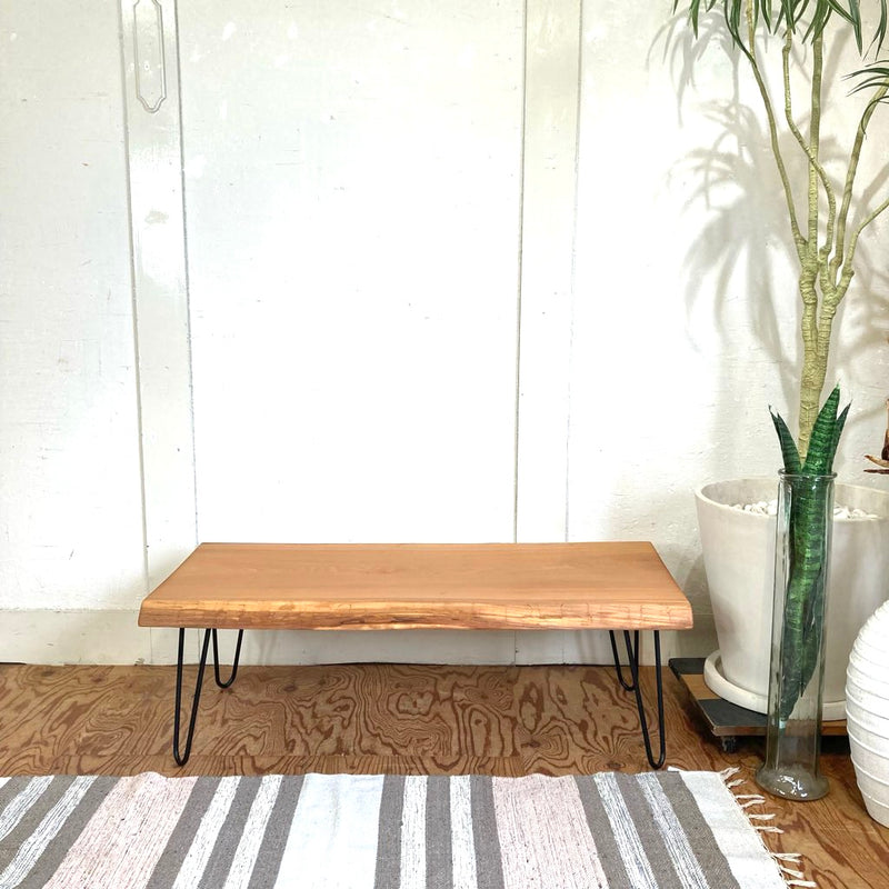 不要になった座卓のサクラ一枚板から作った ローテーブル リメイク家具 再生家具 リバイブモブラープロジェクト<i>動画</i>