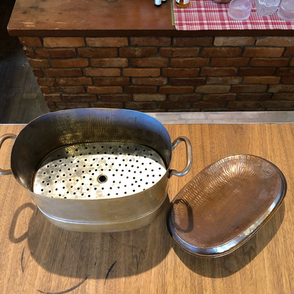 ババグーリ / babaghuri 銅の蒸し器 オーバル型 ヨーガン・レール 中古