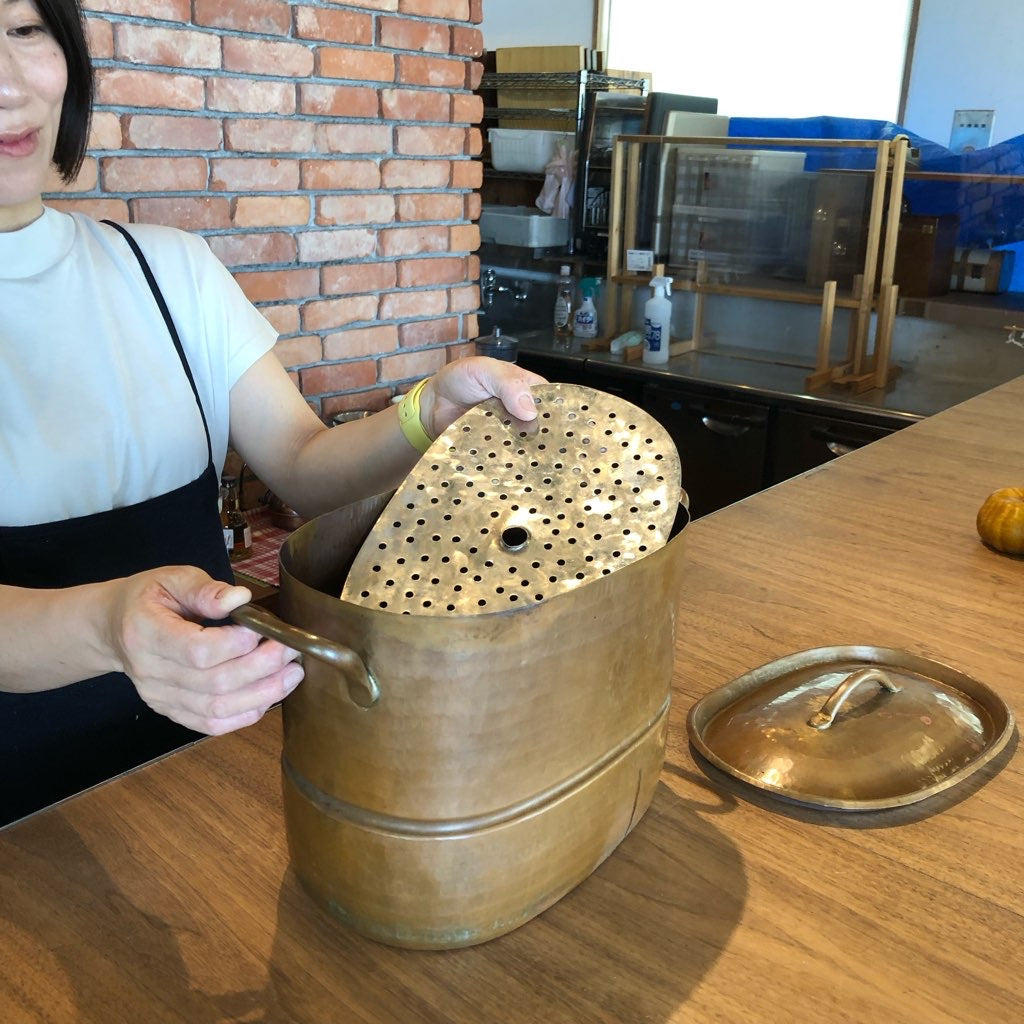 ババグーリ / babaghuri 銅の蒸し器 オーバル型 ヨーガン ババグーリ / babaghuri 銅の蒸し器 オーバル型 ヨーガン