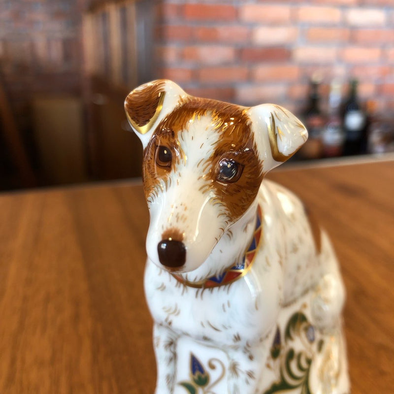 ロイヤルクラウンダービー / Royal Crown Derby パーソン ジャック ラッセルテリア 置物 中古