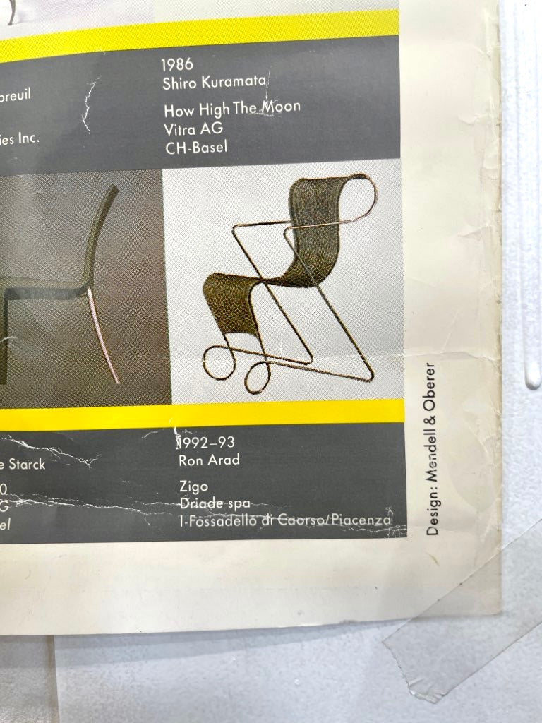 ヴィトラ / Vitra Design Museum The Chair Collection ポスター ヴィトラ / Vitra Design Museum The Chair Collection ポスター