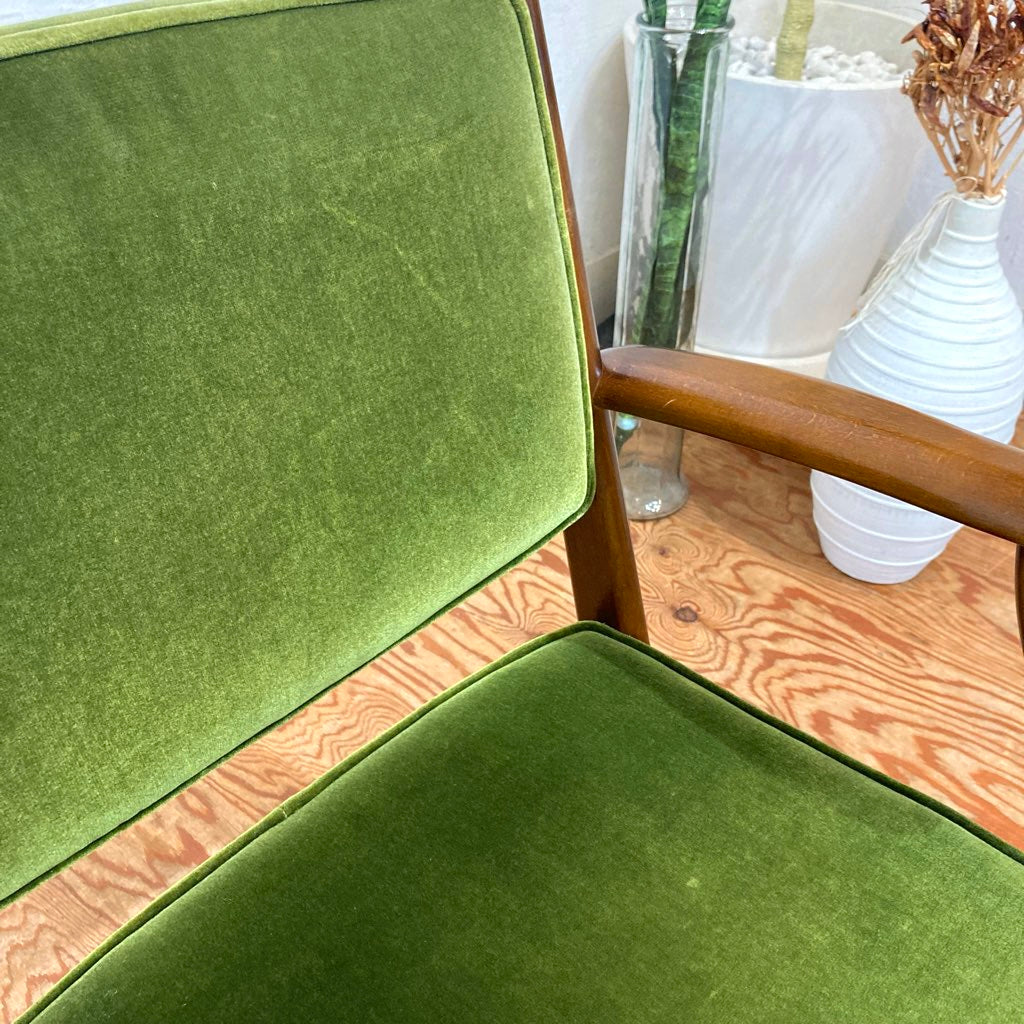カリモク家具 / karimoku コロニアルシリーズ デスクチェア グリーン ヴィンテージ