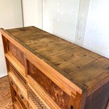 水屋箪笥 食器棚 カップボード 収納棚 欅 檜 アンティーク