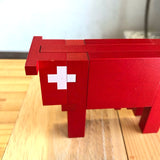 ネフ社 / Naef スイスの赤い牛 立体パズル インテリア小物 中古