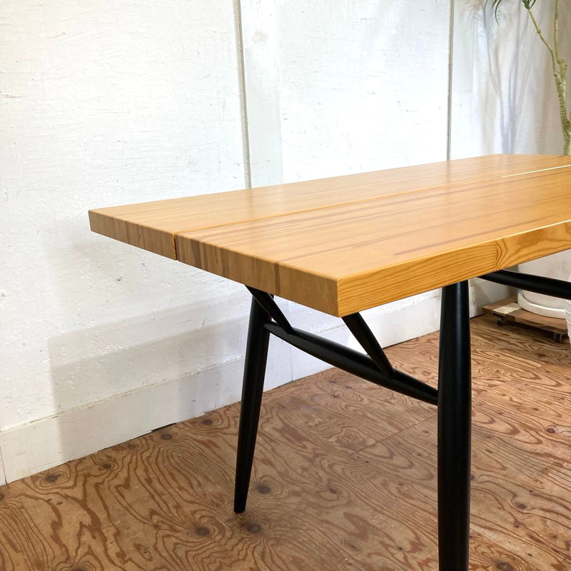 アルテック / Artek ピルッカ / Pirkka テーブル 120×70 ハニー×ブラック ダイニングテーブル 北欧 中古