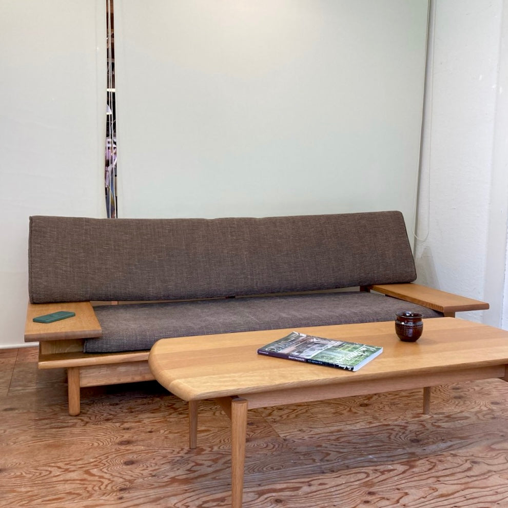 飛騨産業 / HIDA キツツキ 森のことば 3Pソファ ローソファ 節なし特注品 佐々木 敏光 中古