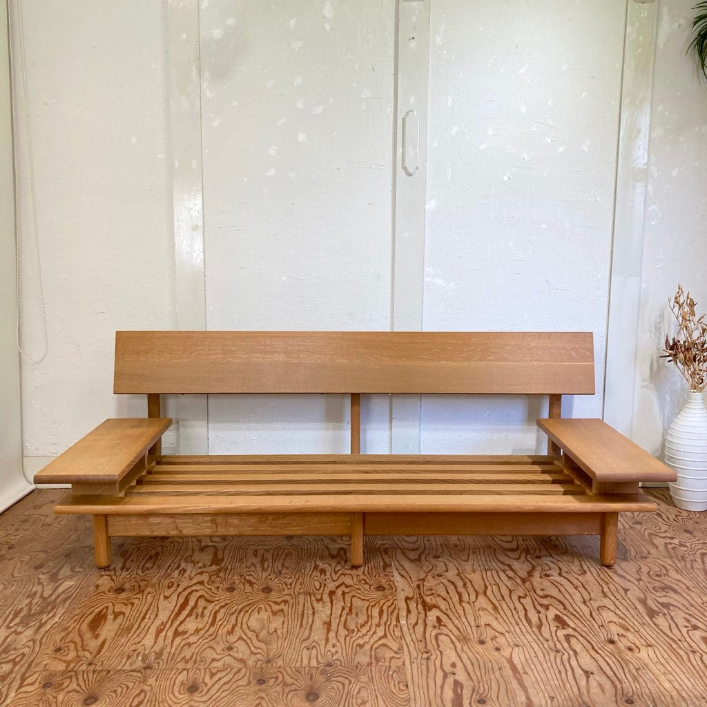 飛騨産業 / HIDA キツツキ 森のことば 3Pソファ ローソファ 節なし特注品 佐々木 敏光 中古