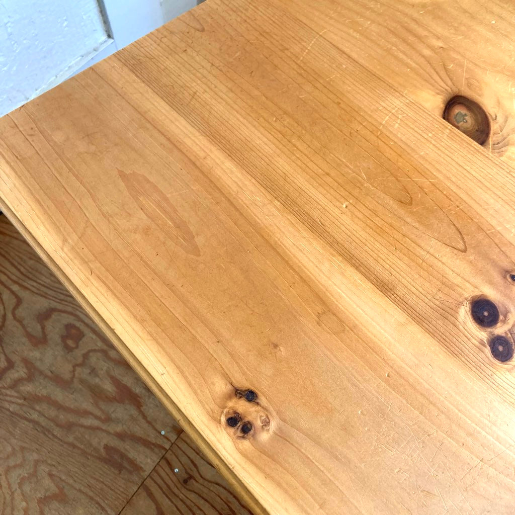 RUSTIC TWENTY SEVEN パイン無垢材 ローテーブル リビングテーブル 中古
