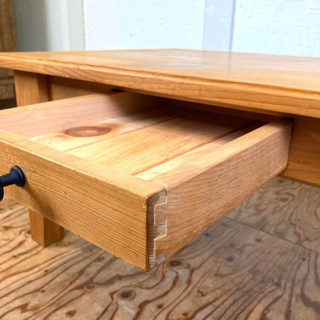 RUSTIC TWENTY SEVEN パイン無垢材 ローテーブル リビングテーブル 中古