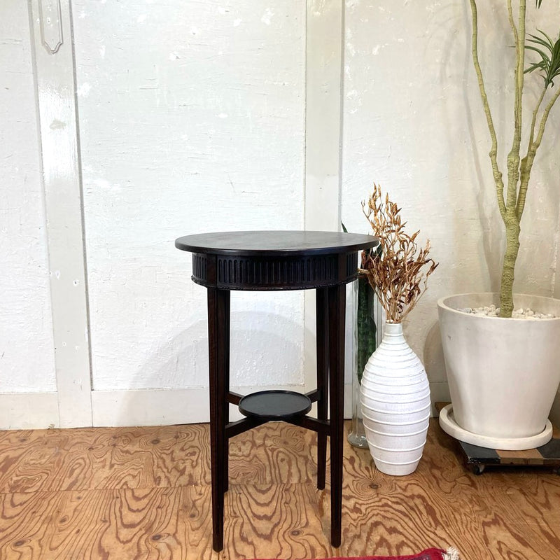 ビンテージ サイドテーブル フラワースタンド 花台 古道具 - サイド