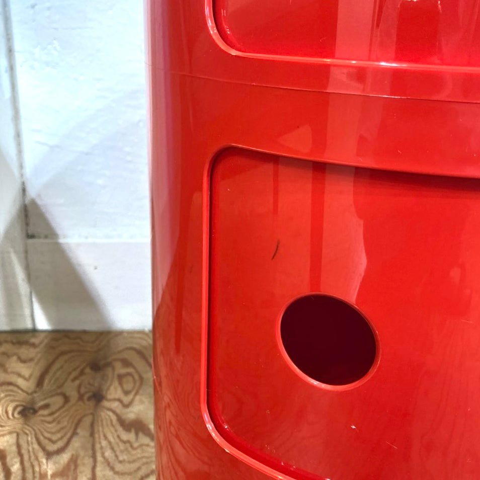 カルテル / Kartell コンポ二ビリ 3段 レッド イタリア製 中古