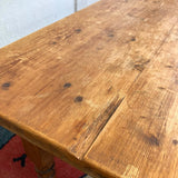 英国 アンティーク オールドパイン無垢材 ローテーブル リビングテーブル