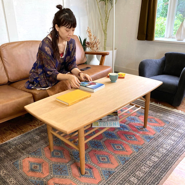 北の住まい設計社 センターテーブル リビングテーブル クラシック 中古