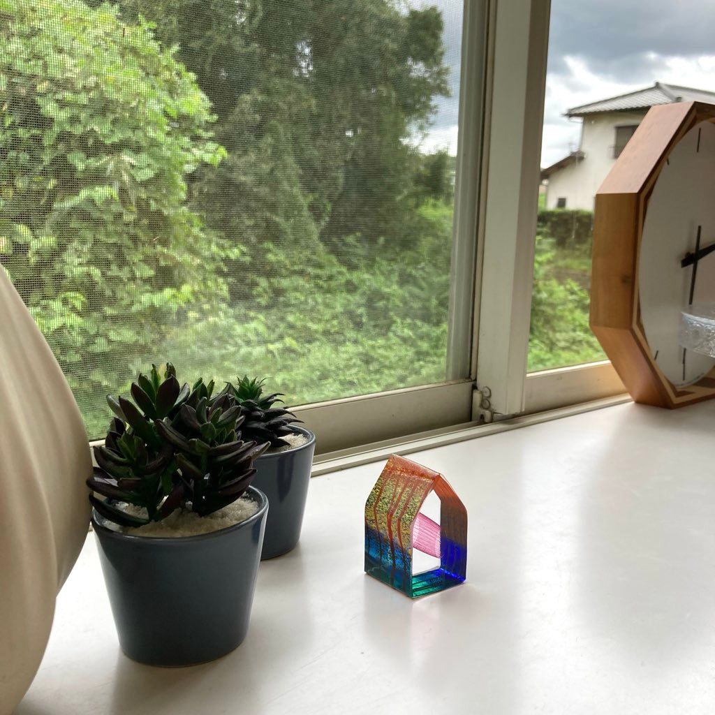 コスタボダ / KOSTA BODA Minisculptures 「Country Living」 家のオブジェ インテリア小物 北欧 スウェーデン 中古
