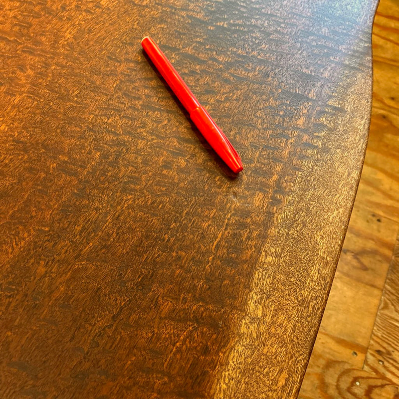 サペリ玉杢一枚板 センターテーブル ローテーブル 中古