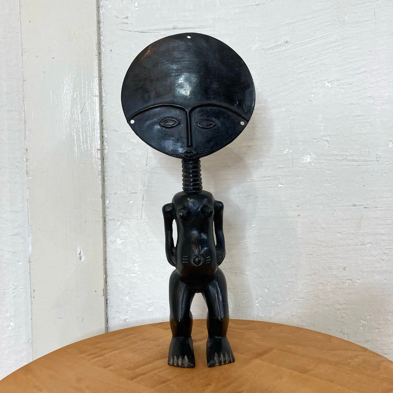 アフリカ アシャンティ族 アクワバ人形 プリミティブアート 木彫り インテリア小物 ヴィンテージ