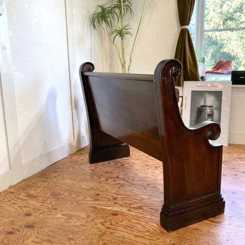 英国アンティーク チャーチベンチ 長椅子 木製 アンティーク