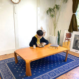 Tendo / 天童木工 プライウッド座卓 ケヤキ板目 ナチュラル 乾三郎  和テーブル 中古