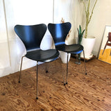 フリッツ・ハンセン / FRITZ HANSEN セブンチェア 【2】 ブラック アルネ・ヤコブセン 中古