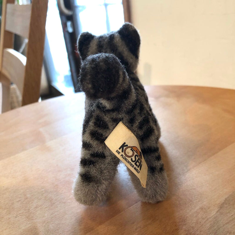 ケーセン / KOESEN マスコット しま猫 ぬいぐるみ ドイツ 中古