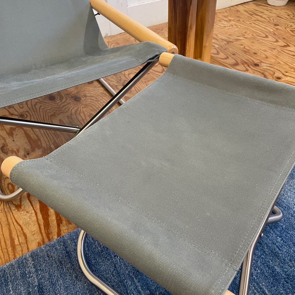 ニーチェア / Nychair X オットマン付き グレー 新居 猛 中古