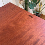 一枚板ダイニングテーブル ブビンガ 無垢材 リメイク家具 再生家具 リバイブモブラープロジェクト