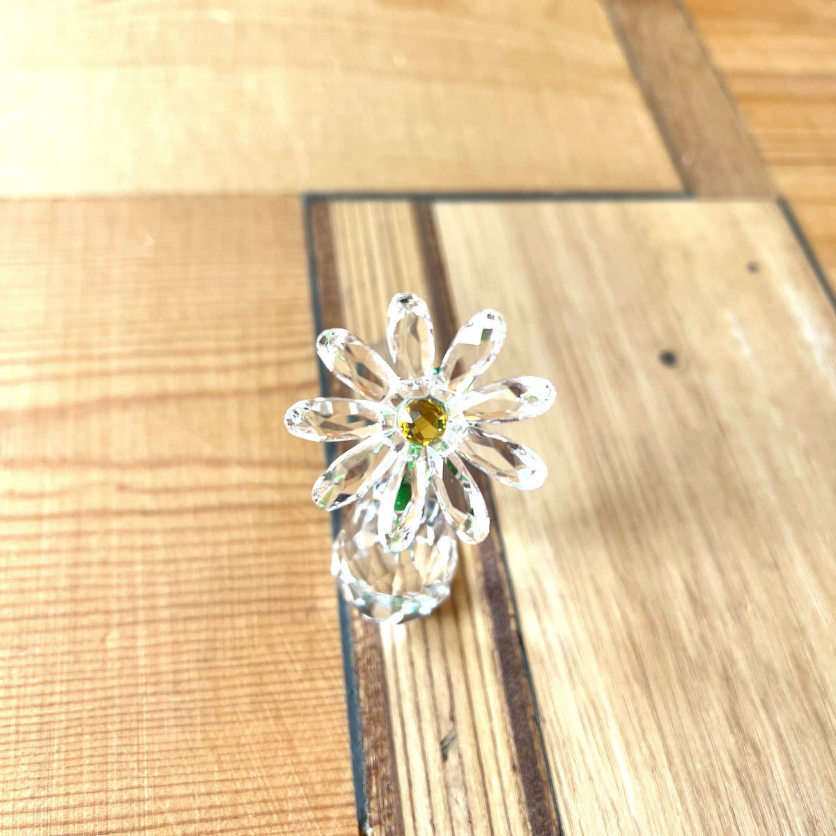 スワロフスキー / SWAROVSKI クリスタルフィギュア FLOWER DREAMS 中古 