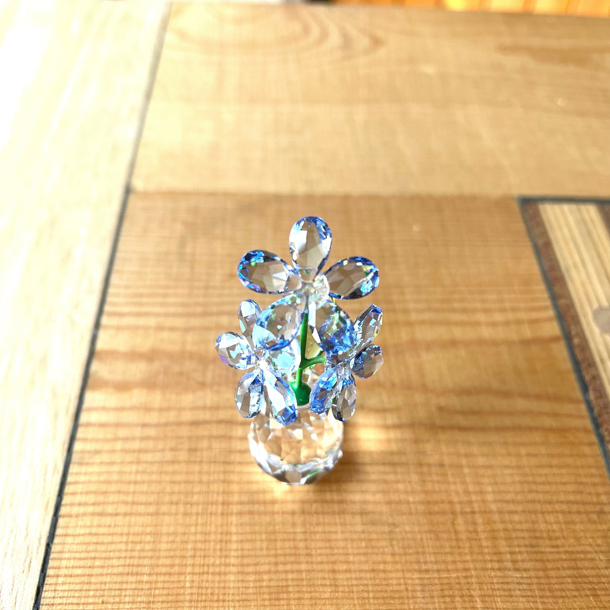 スワロフスキー / SWAROVSKI クリスタルフィギュア FLOWER DREAMS 中古 