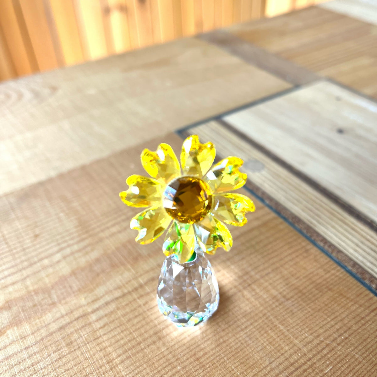 スワロフスキー / SWAROVSKI クリスタルフィギュア FLOWER DREAMS 中古 