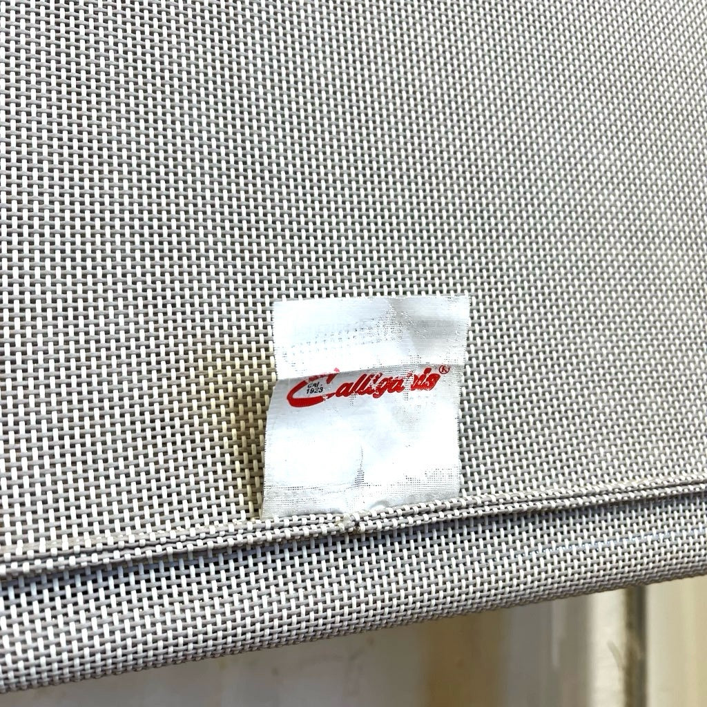 カリガリス / Calligaris フォールディングチェア アルミフレーム メッシュ張り 折り畳み 中古