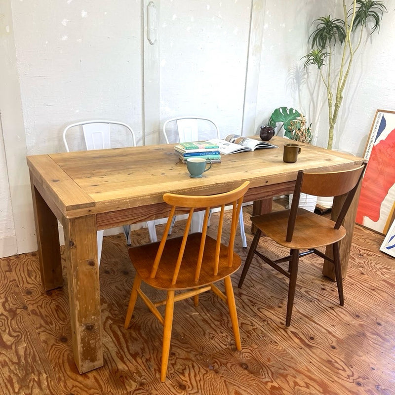 クラッシュゲート /  CRASH GATE ノットアンティークス / Knot antiques デコ ダイニングテーブル 160cm  中古