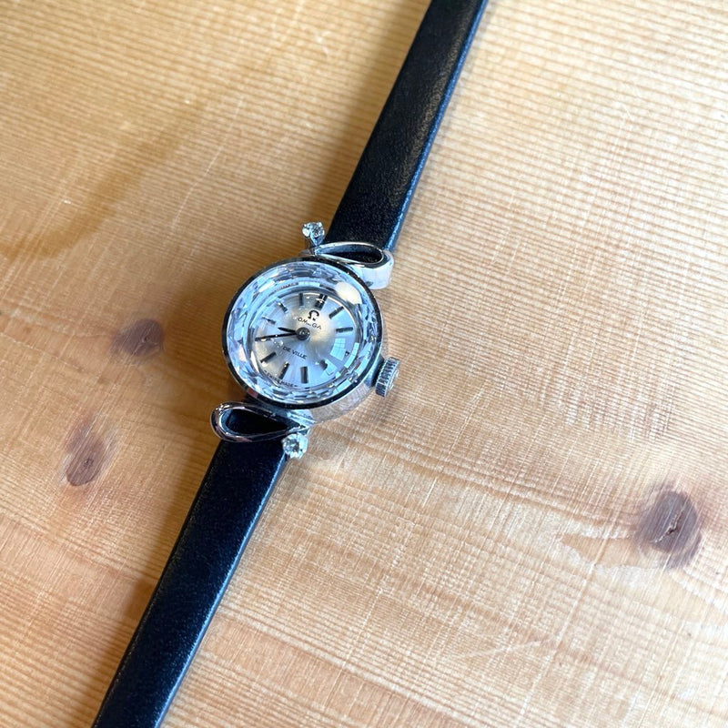 オメガ / OMEGA  レディース時計【60】デビル  カットガラス 2Pダイヤ アンティーク腕時計 ヴィンテージ