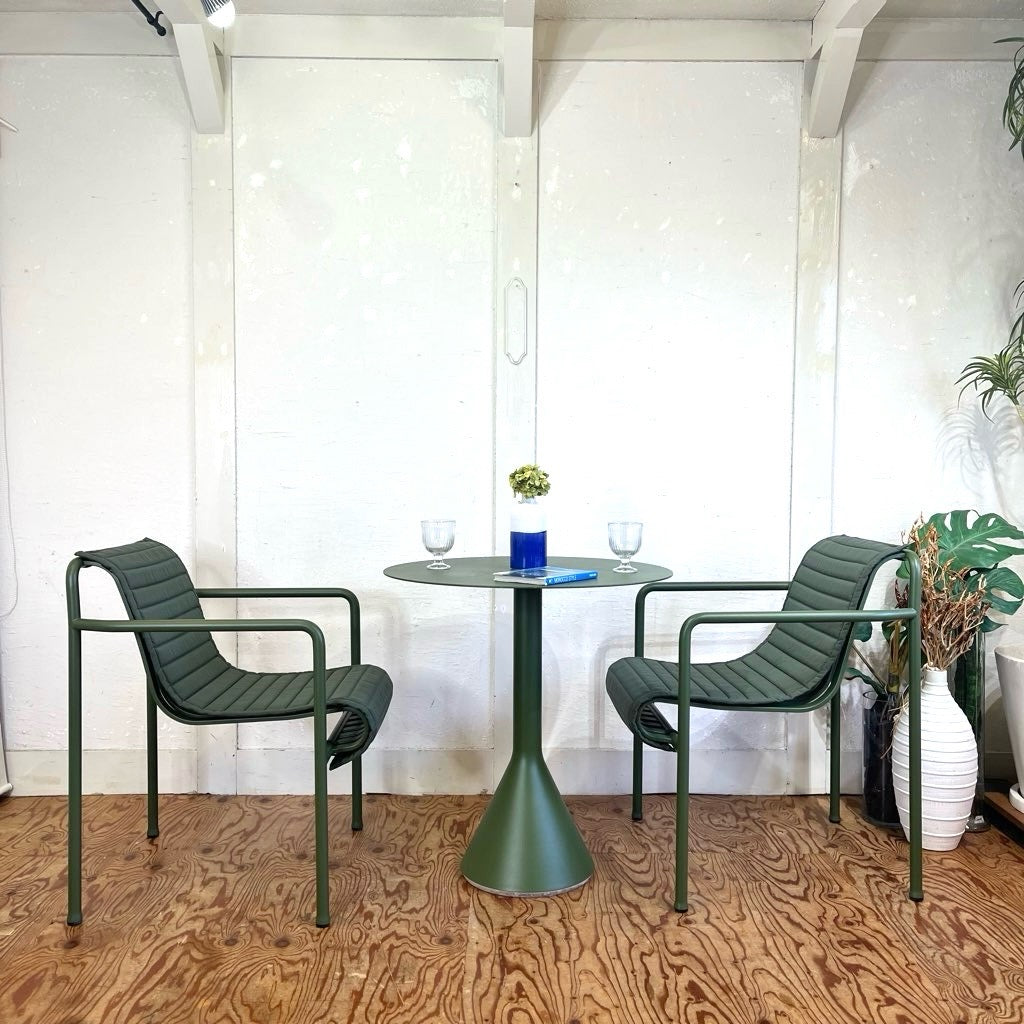 ヘイ / HAY パリサード/PALISSADE CONE TABLE オリーブグリーン ラウンドテーブル 中古