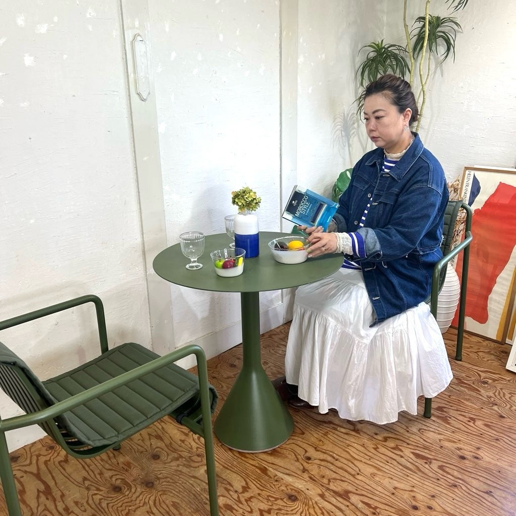 ヘイ / HAY パリサード/PALISSADE CONE TABLE オリーブグリーン