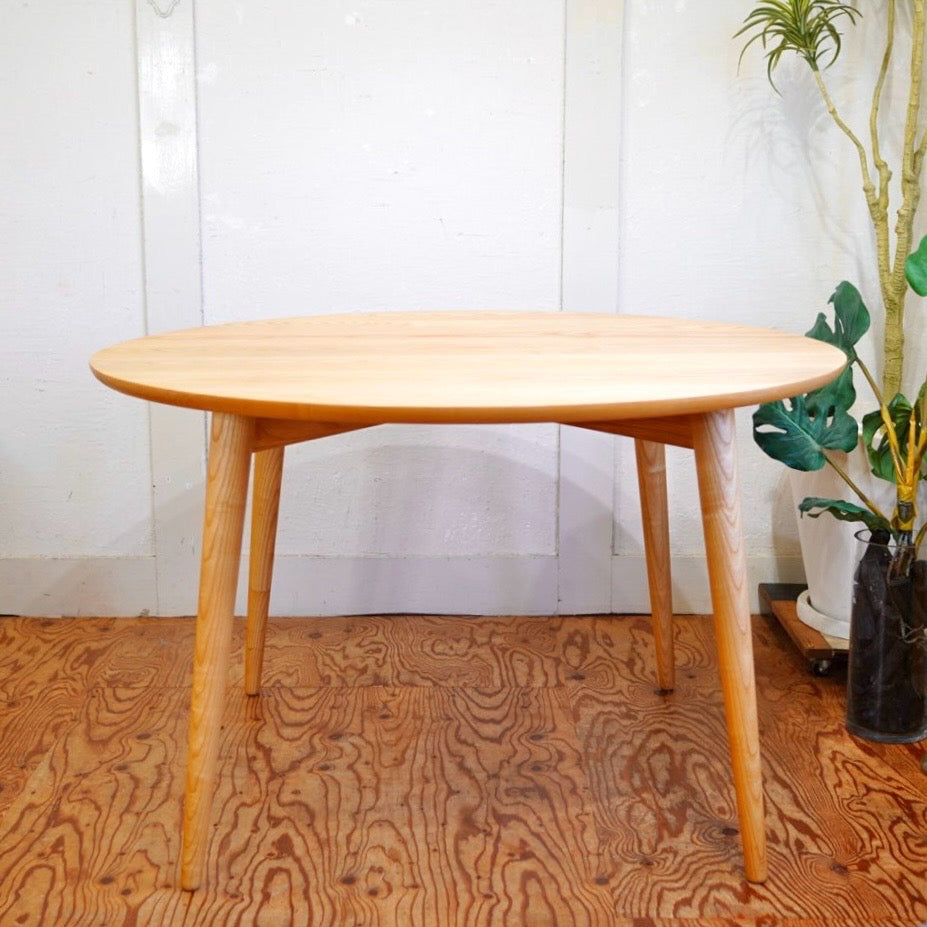 宮崎椅子製作所 hozuki table / ほおずきテーブル ラウンドダイニングテーブル 中古