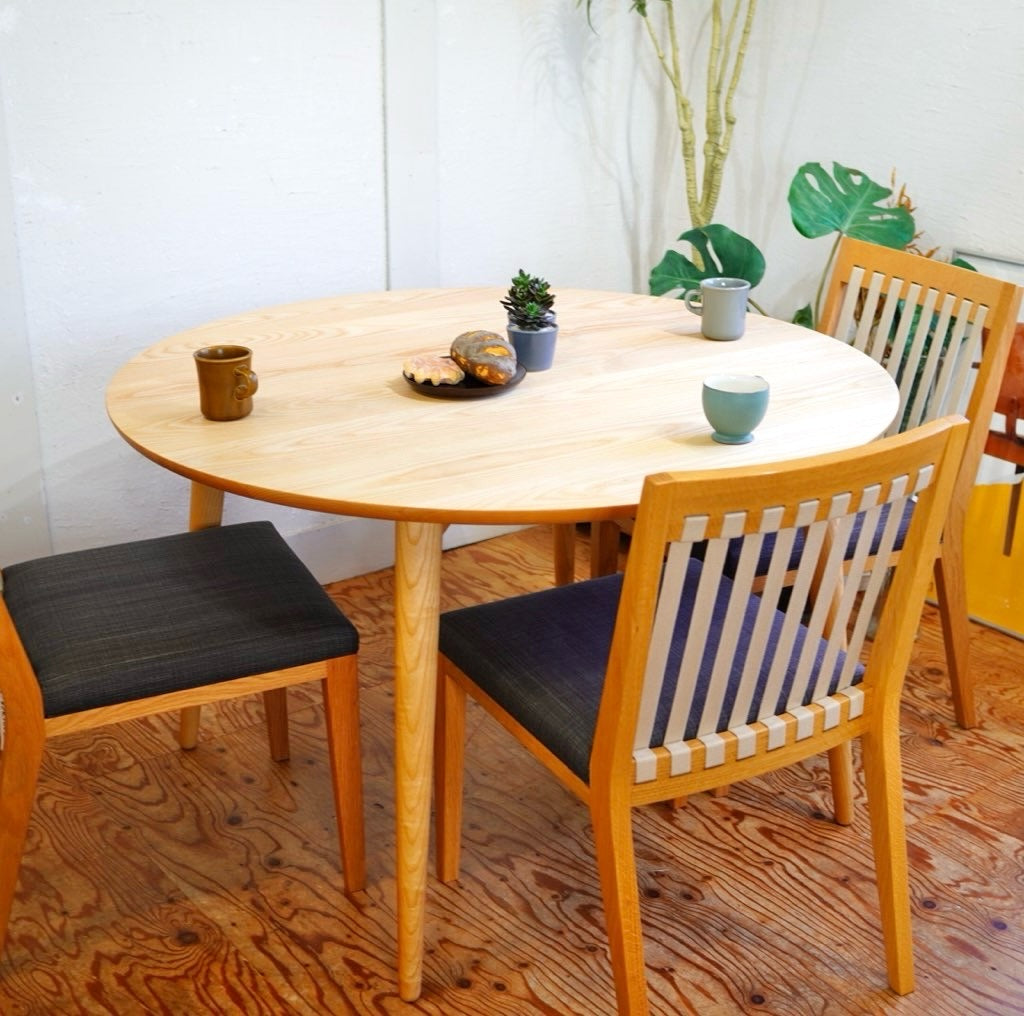 宮崎椅子製作所 hozuki table / ほおずきテーブル ラウンドダイニングテーブル 中古