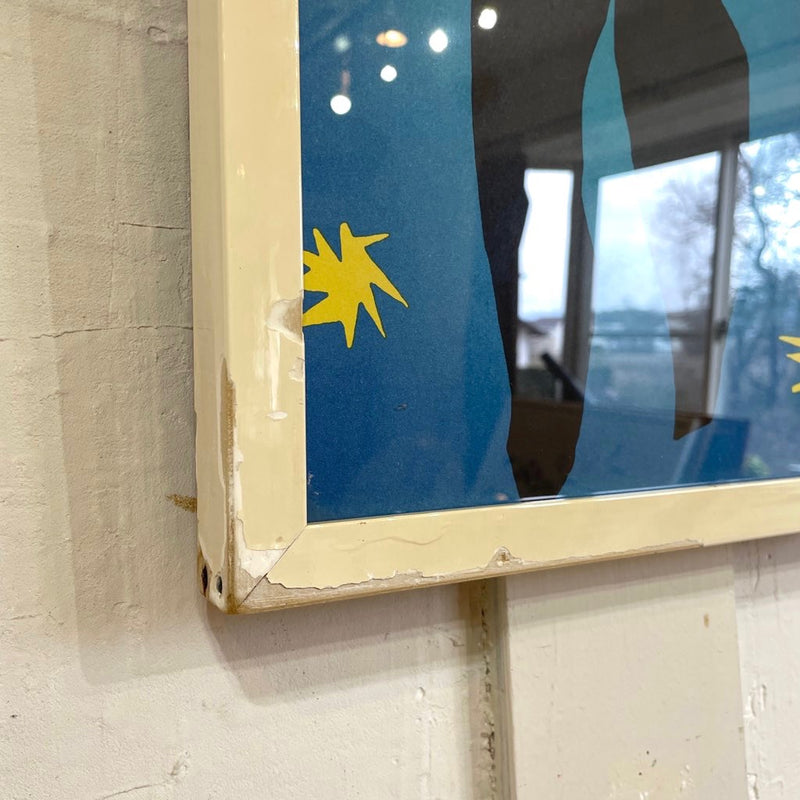 【8】アンリ・マティス/ Henri Matisse ポスター イカロス ジャズ 32.5×47.5 木枠 ヴィンテージ