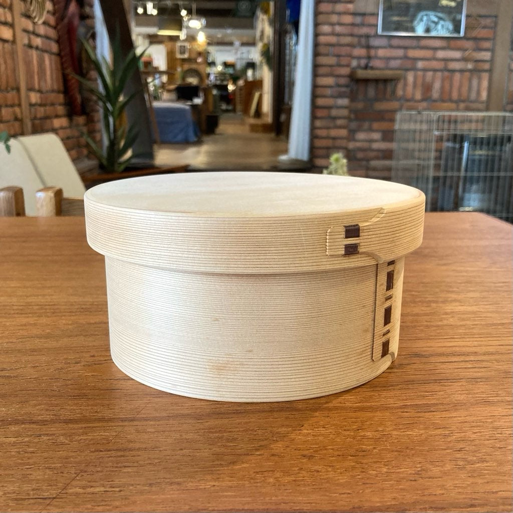 大館工芸社 曲げわっぱ 6寸 2号 未使用品 弁当箱 天然木 無塗装 中古